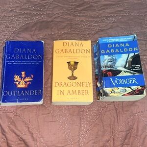 Three Diana Gabaldon books